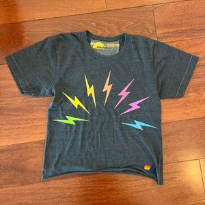 Aviator Nation lightning bolt boyfriend tee